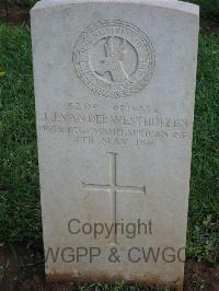 Dar Es Salaam War Cemetery - Van Der Westhuizen, J J